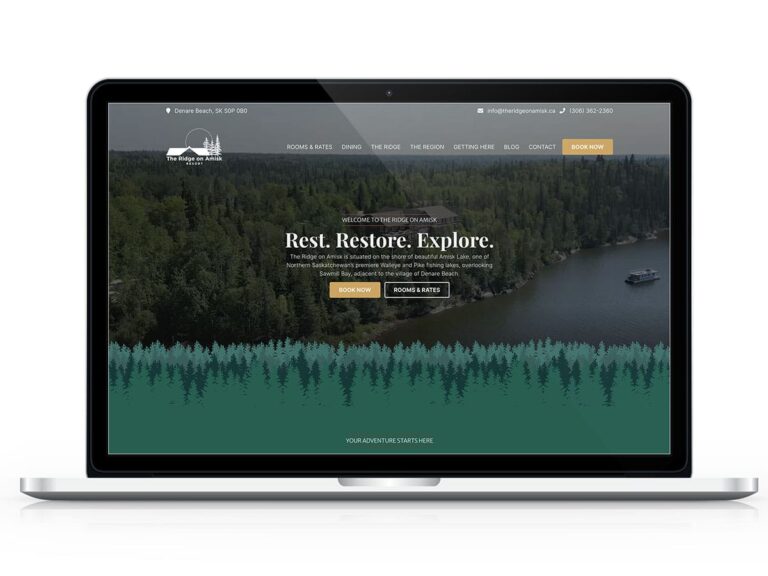Featured image showcasing web design work for The Ridge on Amisk completed by Becker in Saskatoon