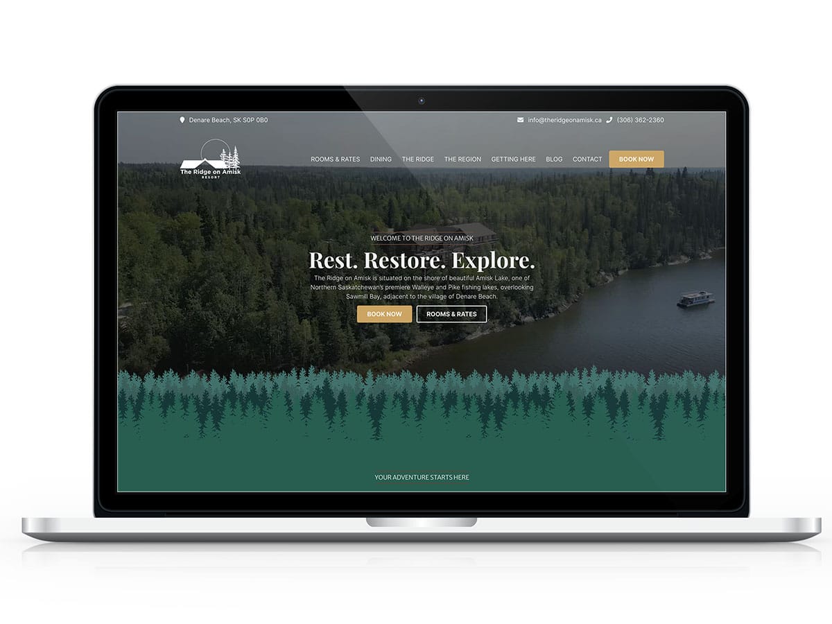 Image showcasing the The Ridge on Amisk website
