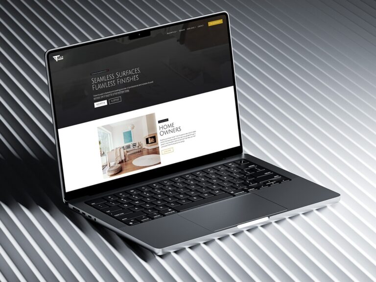 Featured image showcasing web design work for Titan Drywall completed by Becker in Saskatoon