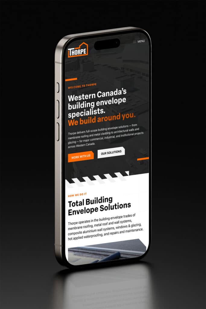 Image showcasing a web design by Becker in Saskatoon