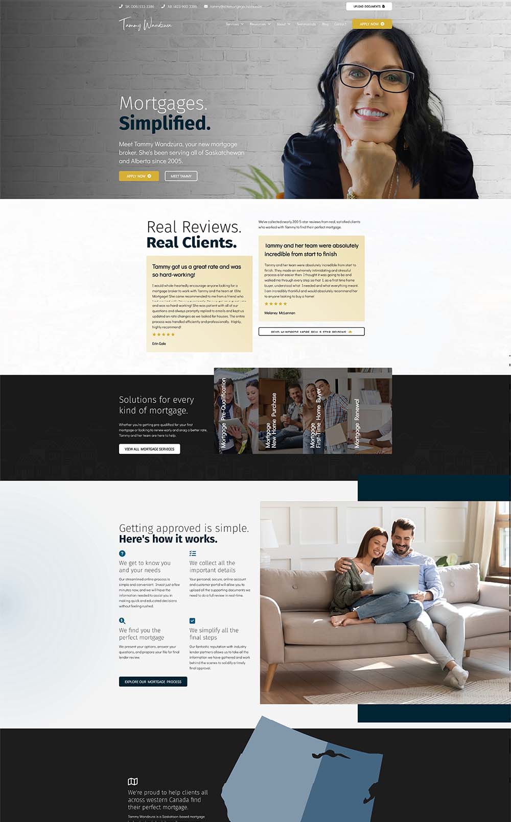 Full-page capture of the Elite Mortgage Choice website